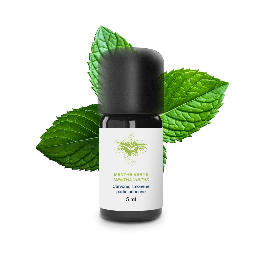 Aceite esencial de menta verde 100% ecológico y artesanal