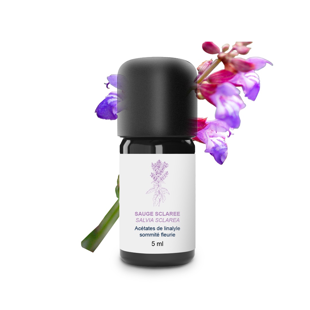 Aceite esencial de salvia sclarea 100% ecológico y artesanal