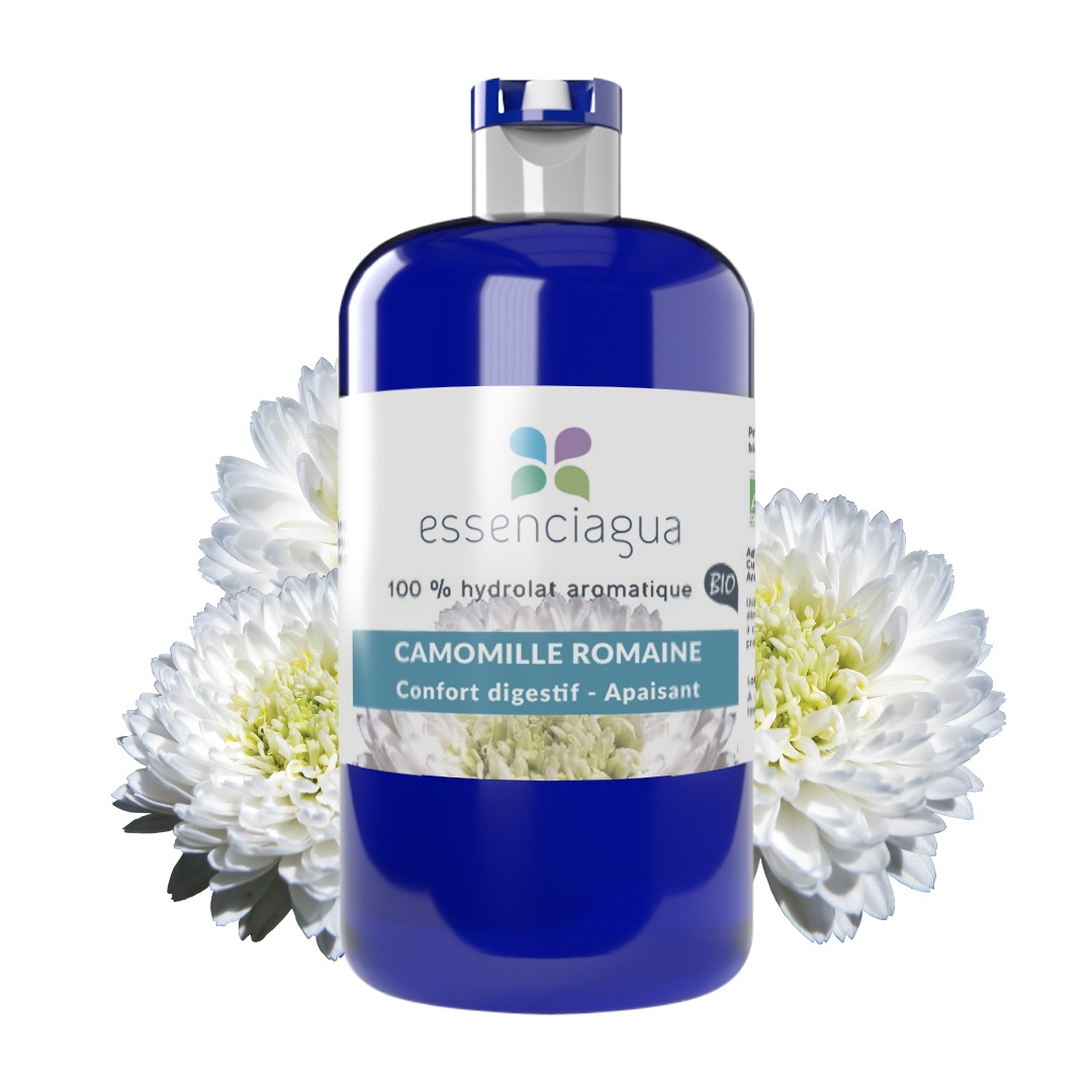 Hidrolato de manzanilla romana 100% ecológico y artesanal