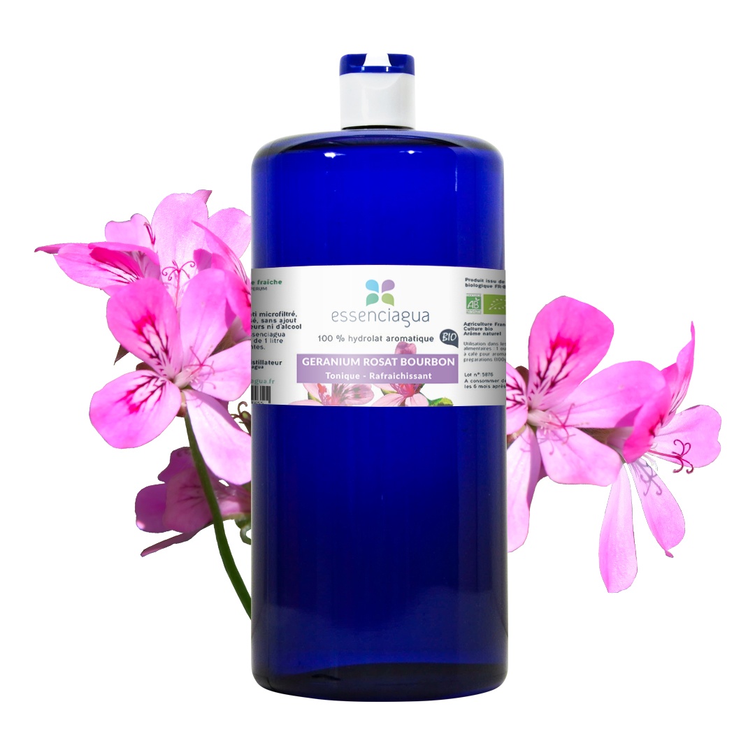 Hidrolato de Geranio Rosa al Bourbon 100% ecológico y artesanal — photo 3