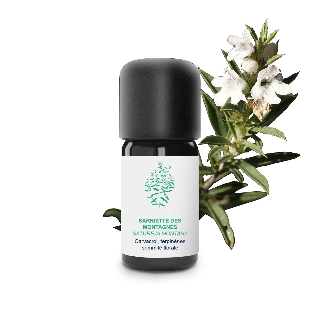 Aceite esencial de ajedrea de montaña 100% ecológico y artesanal
