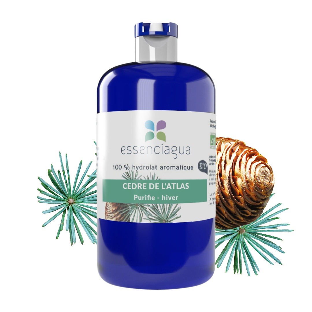 Hidrolato de cedro del Atlas 100% ecológico y artesanal