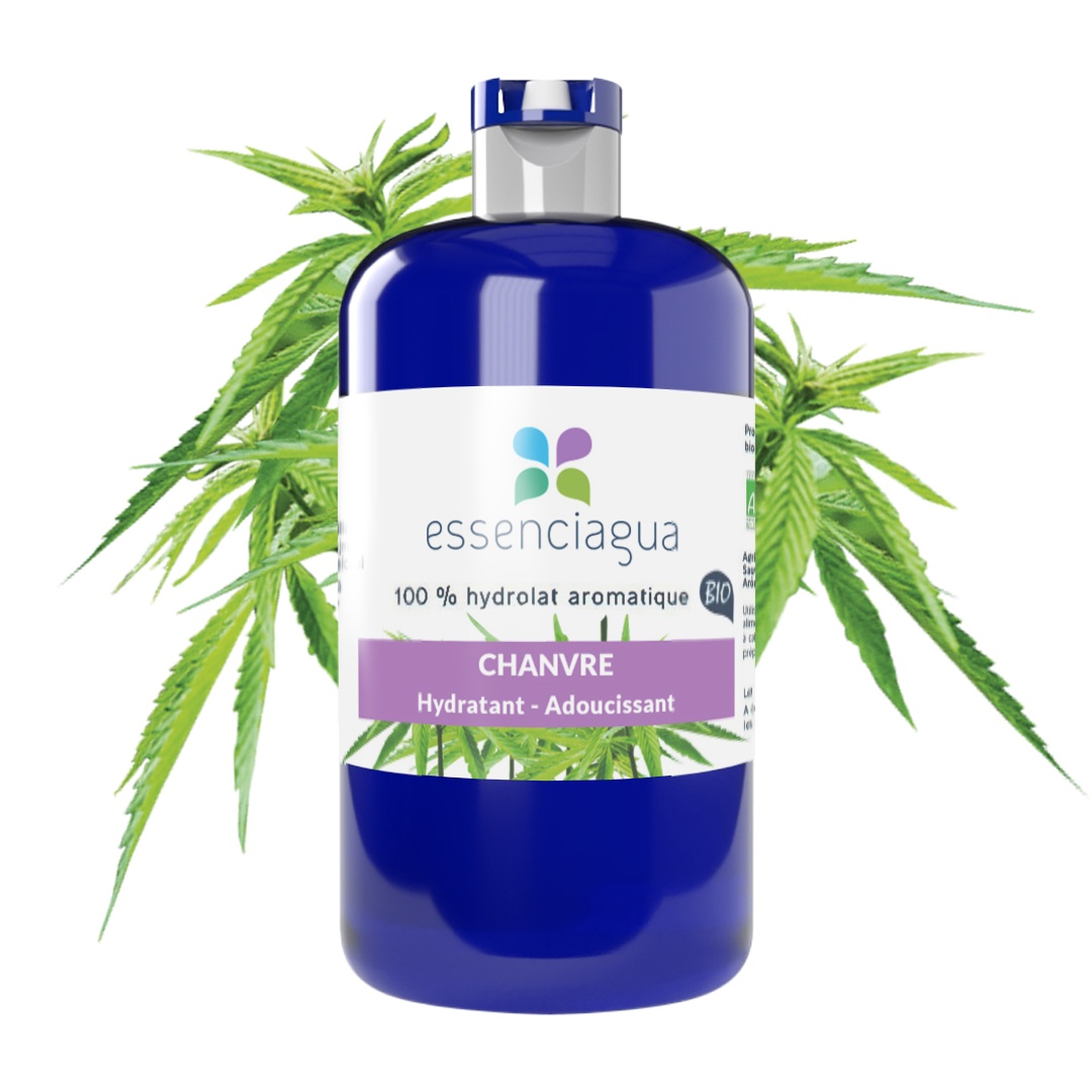 Hidrolato de cáñamo 100% ecológico y artesanal