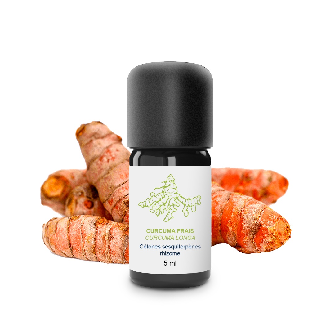 Aceite esencial de rizoma de cúrcuma 100% ecológico elaborado a mano