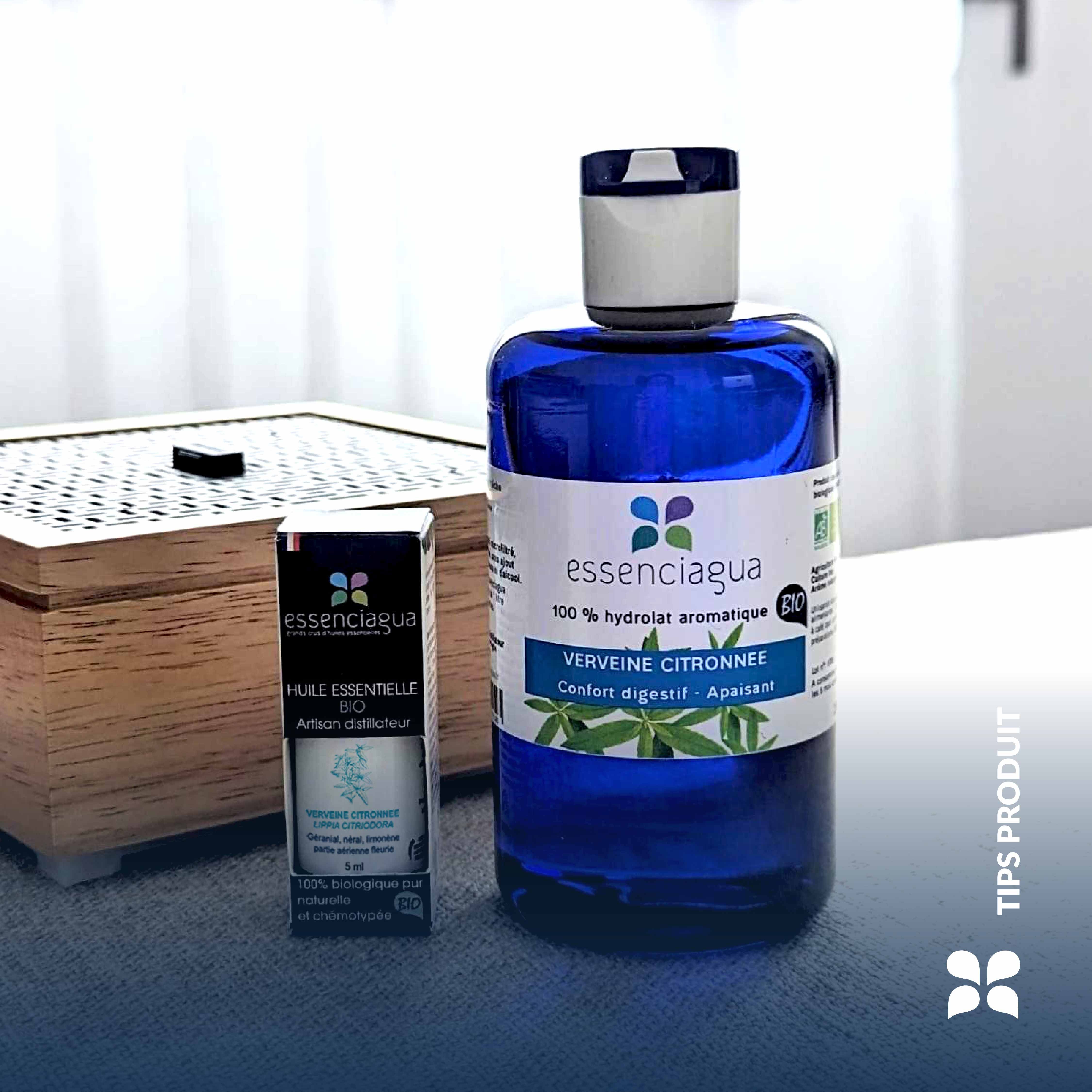 Difusor de ambiente primaveral con hierba luisa