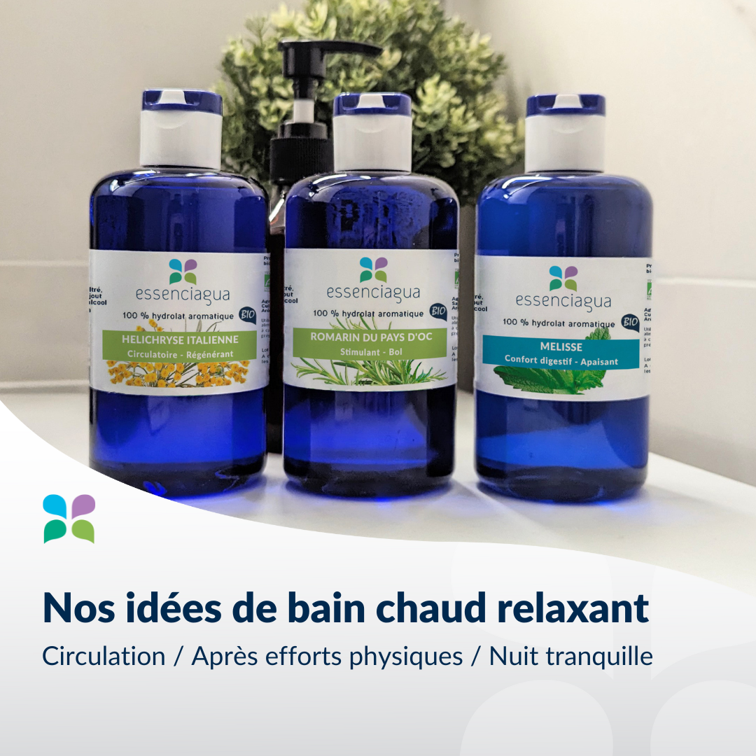 Deléitese con un baño aromático y caliente