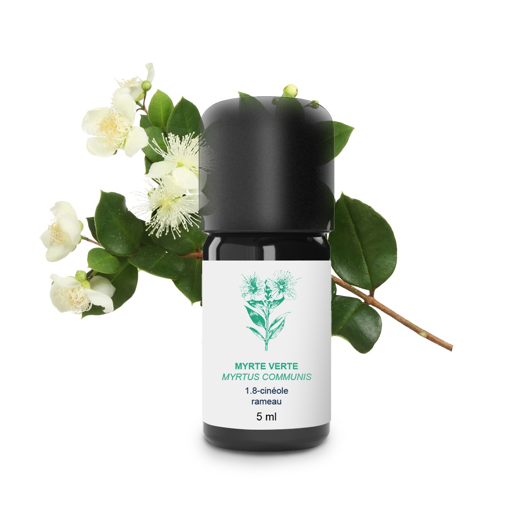 Aceite esencial de mirto verde 100% ecológico y artesanal