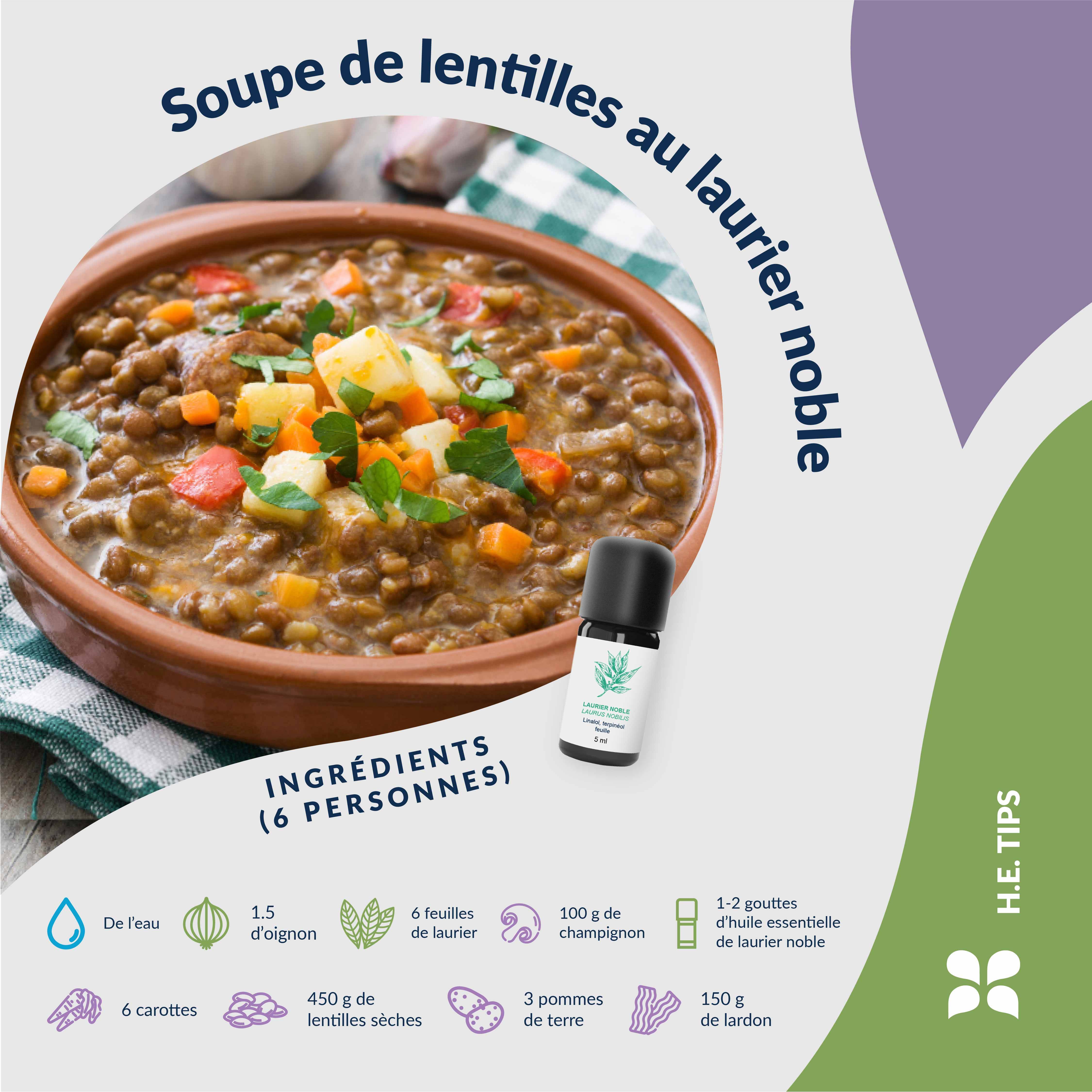 Receta de sopa de lentejas